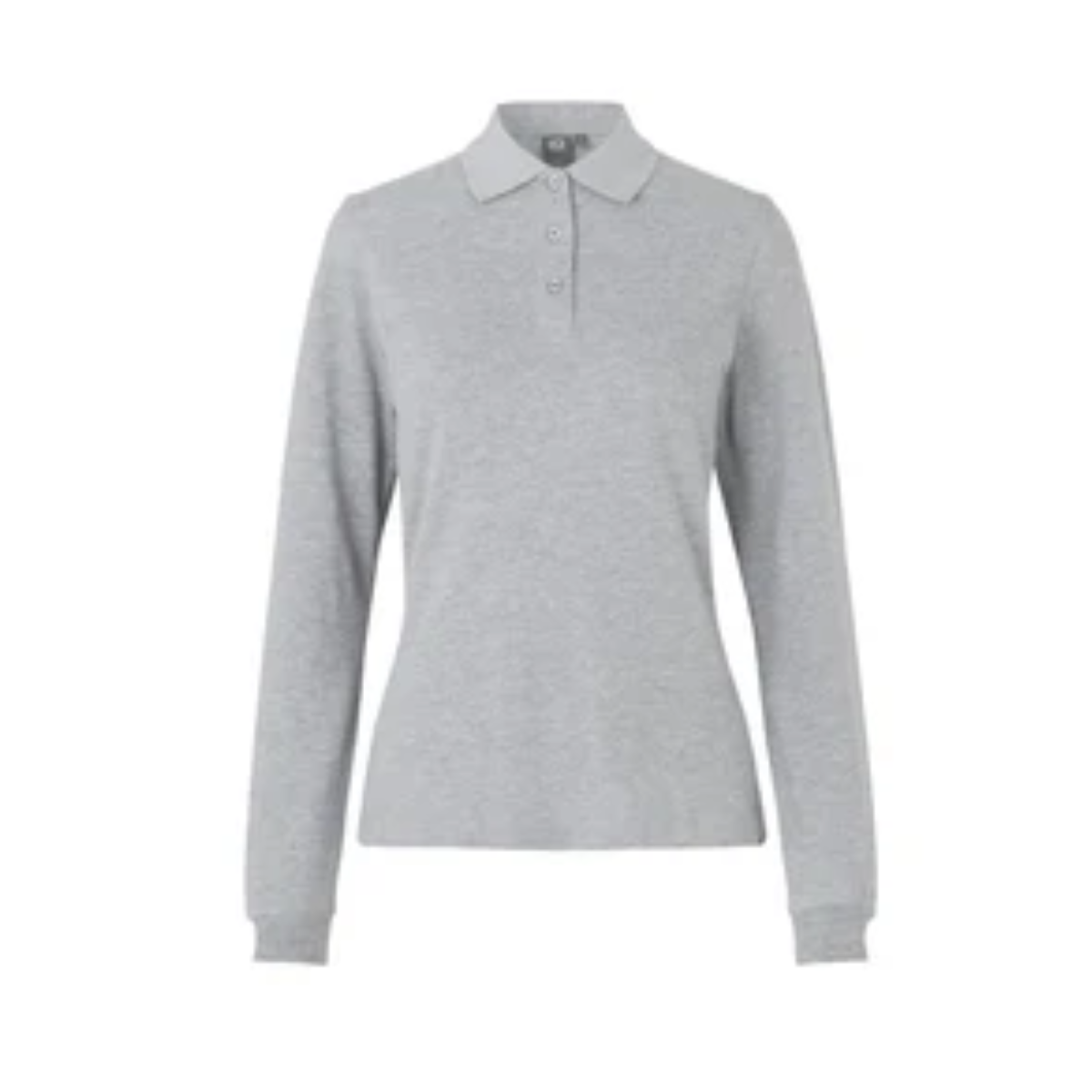 Poloshirt met lange mouw | stretch | dames