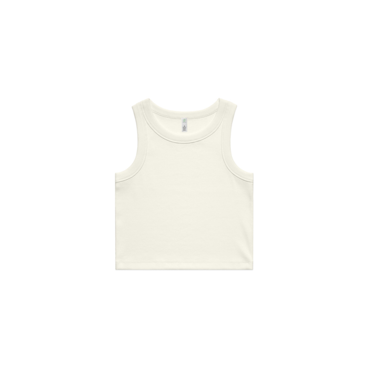 Wo's Organic Rib Crop Tank