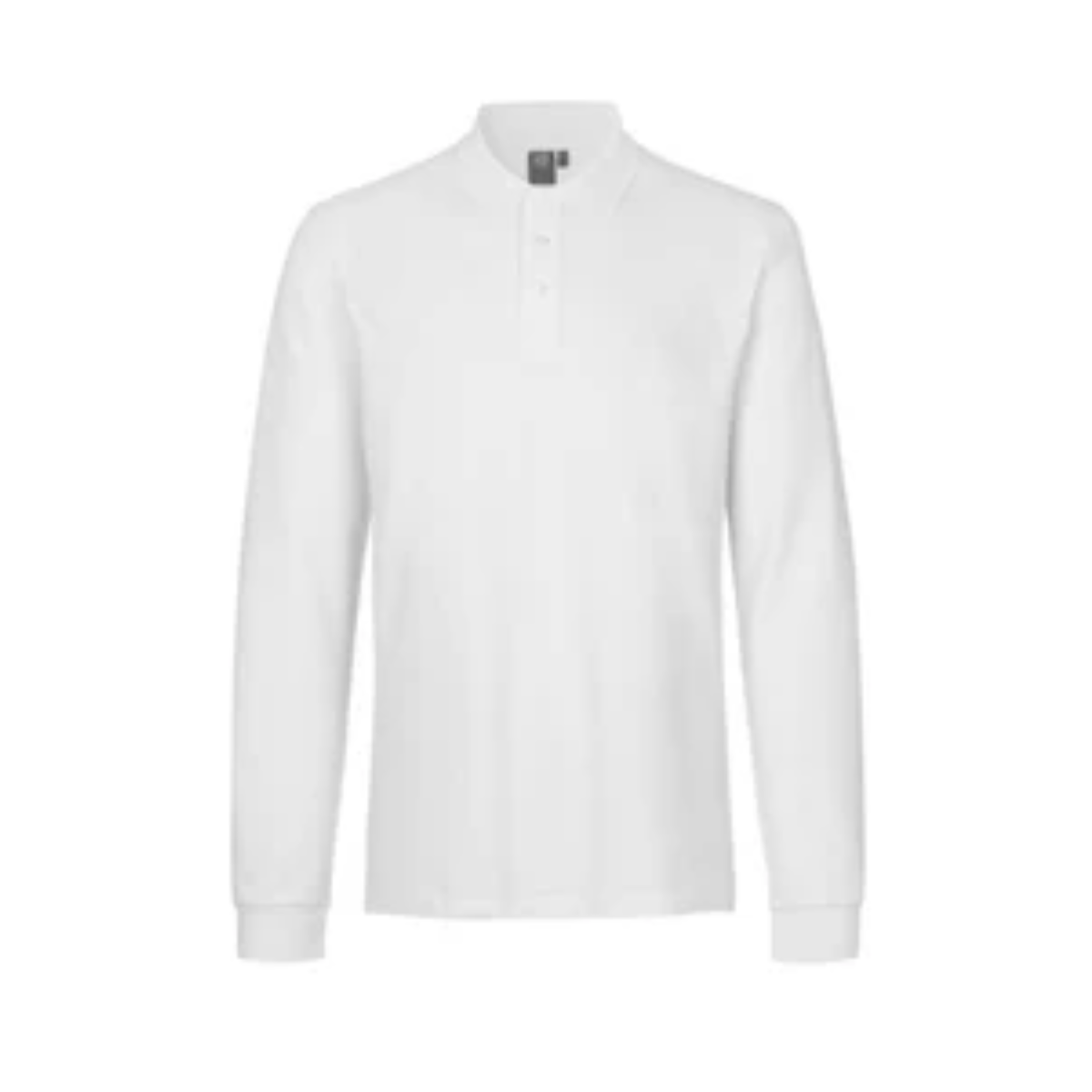Poloshirt met lange mouw | stretch