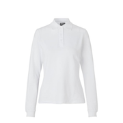 Poloshirt met lange mouw | stretch | dames