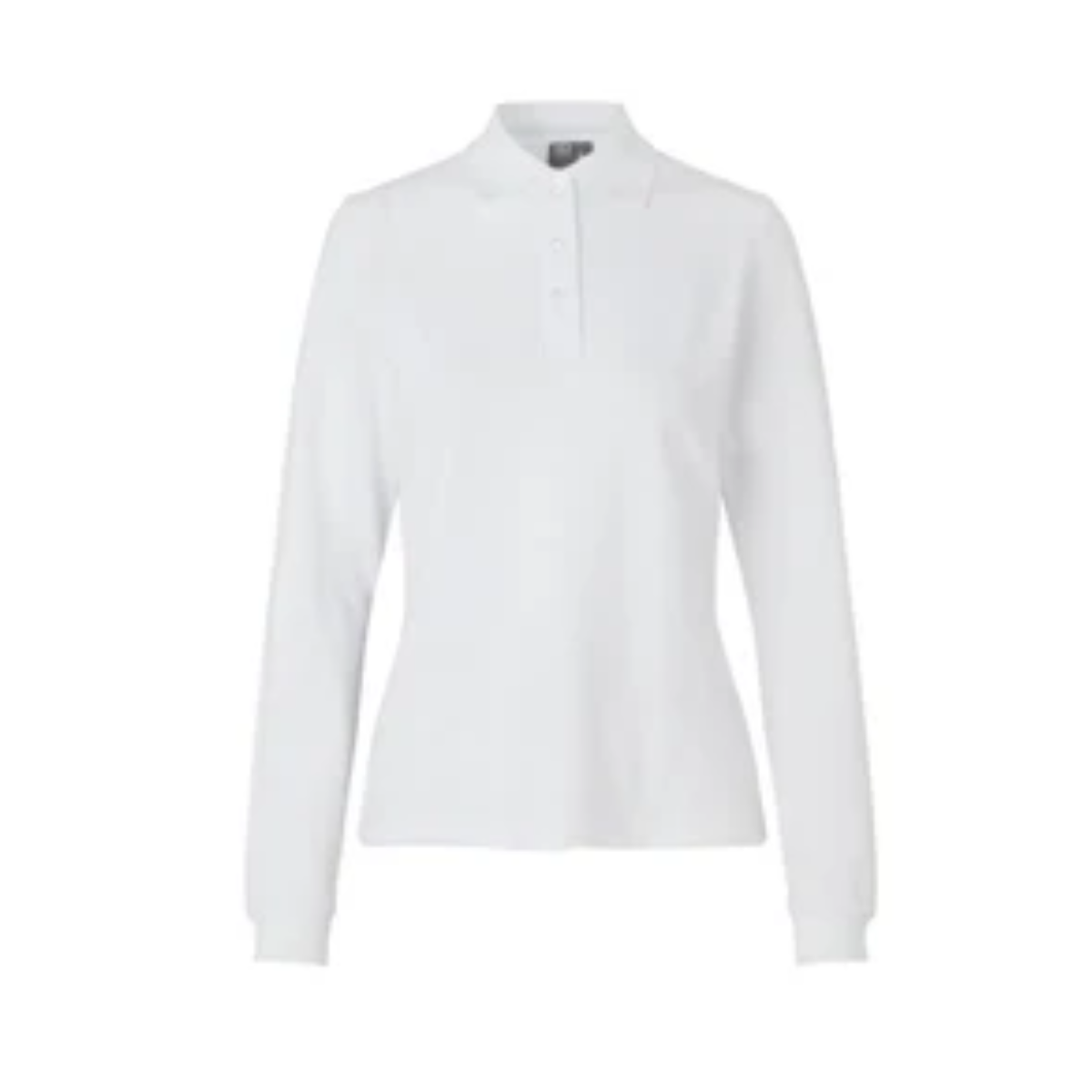 Poloshirt met lange mouw | stretch | dames