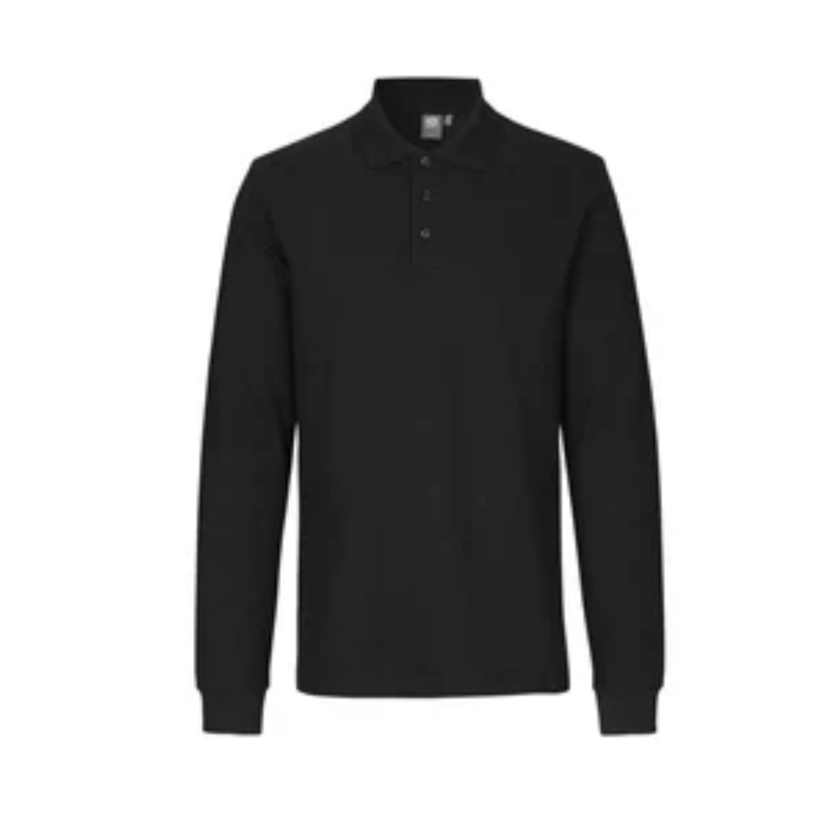 Poloshirt met lange mouw | stretch