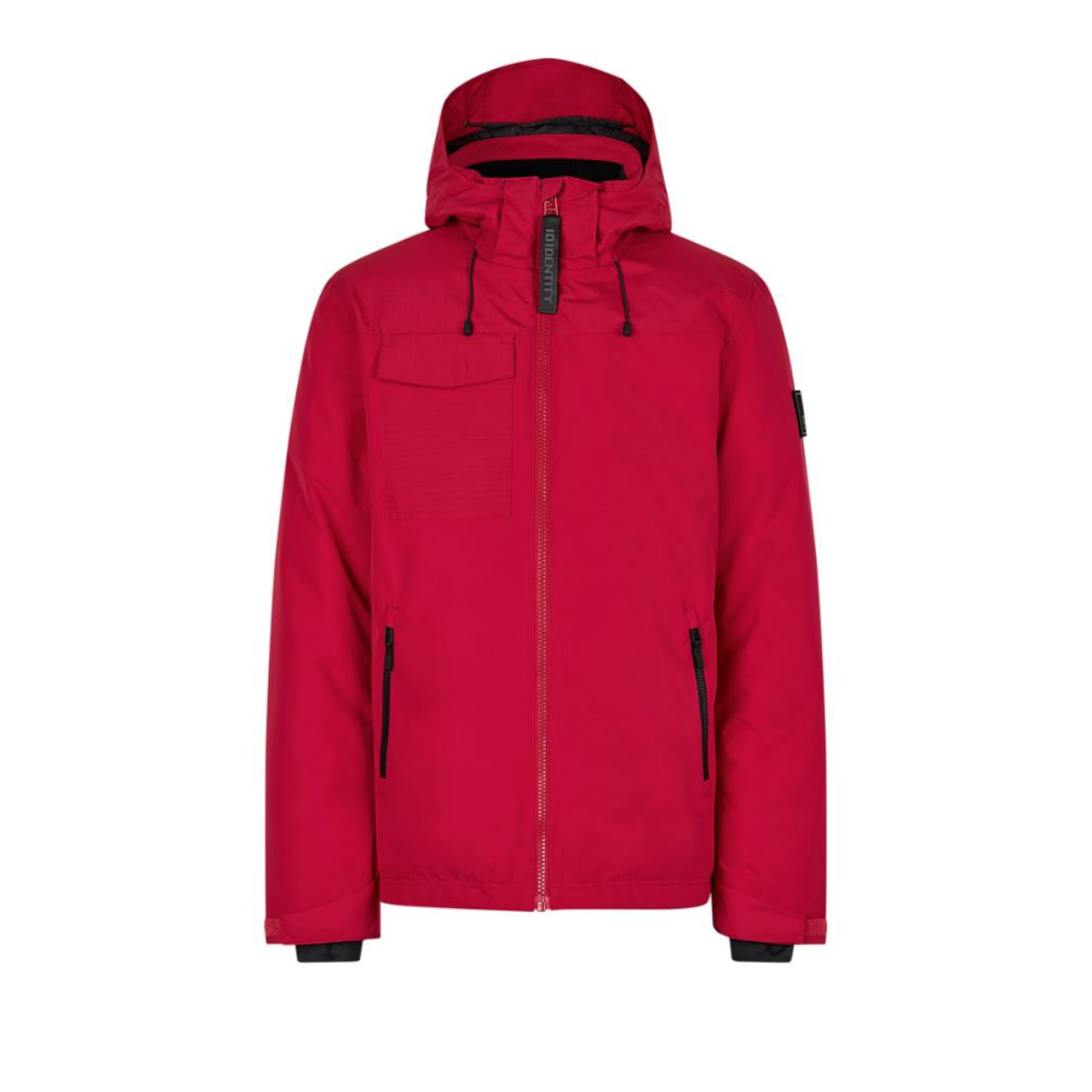 Gewatteerde winterjas met capuchon