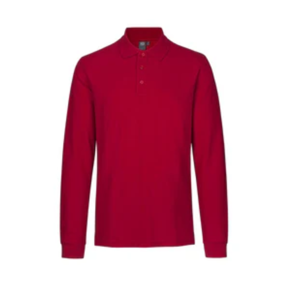 Poloshirt met lange mouw | stretch