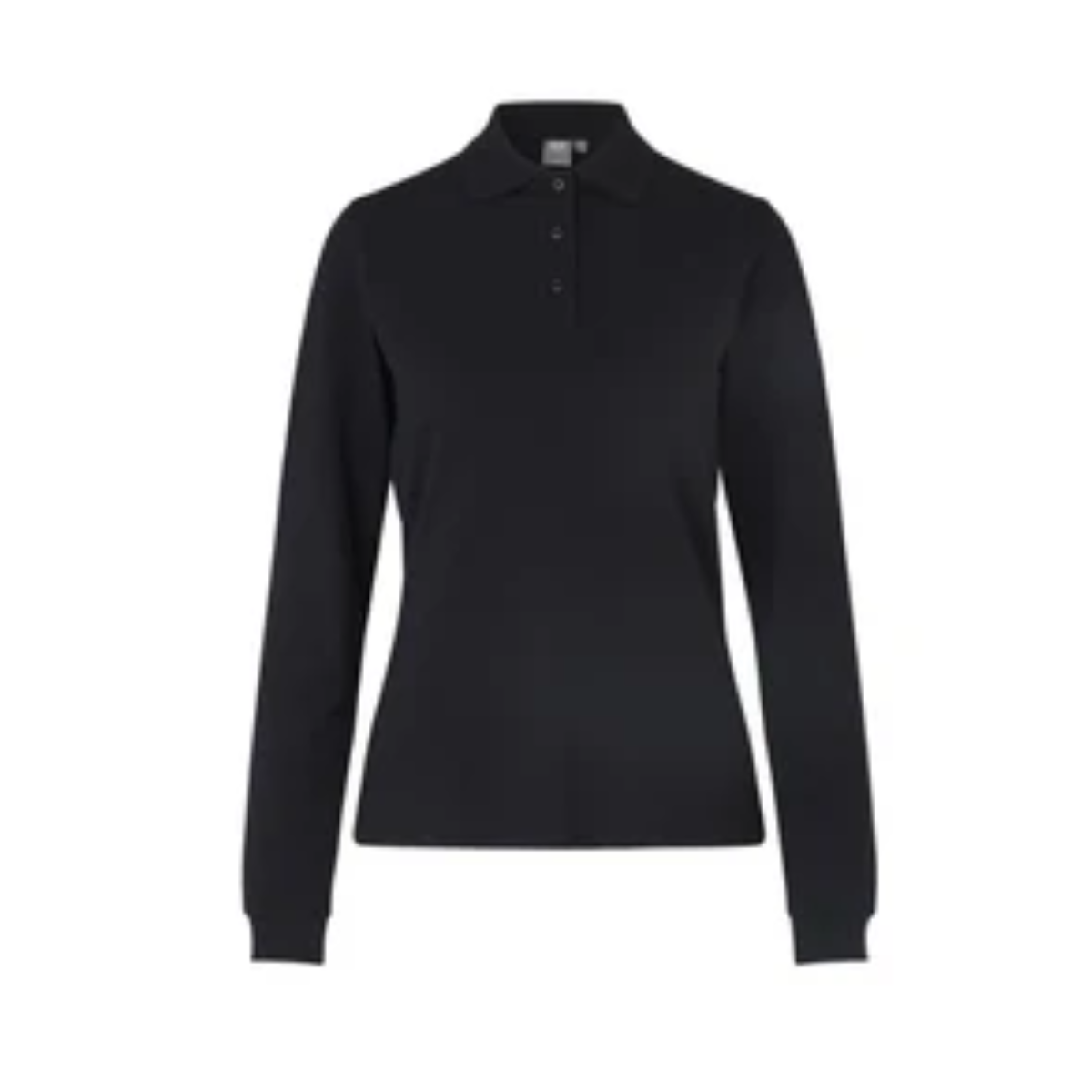 Poloshirt met lange mouw | stretch | dames