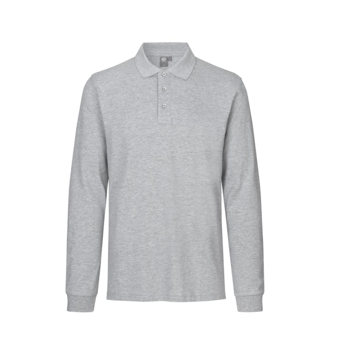 Poloshirt met lange mouw | stretch