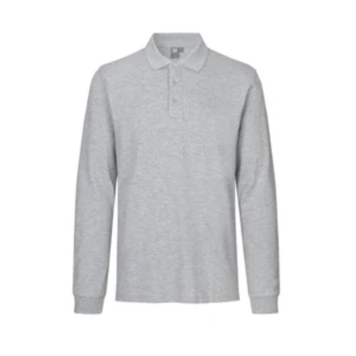 Poloshirt met lange mouw | stretch