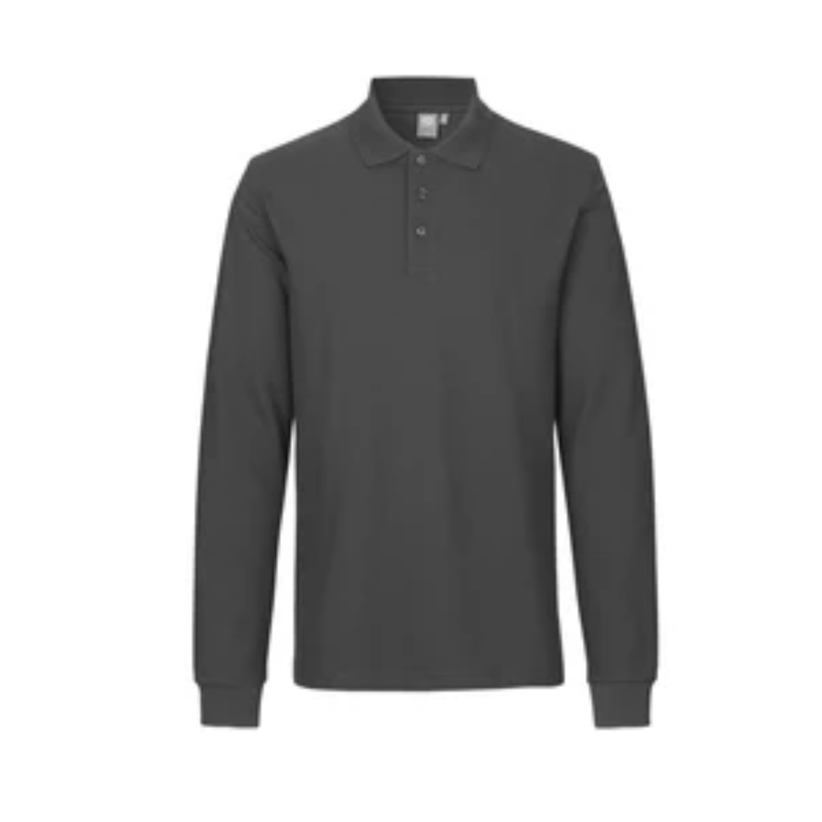 Poloshirt met lange mouw | stretch
