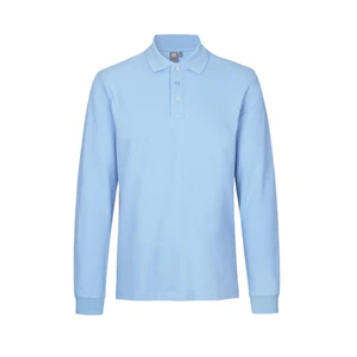Poloshirt met lange mouw | stretch
