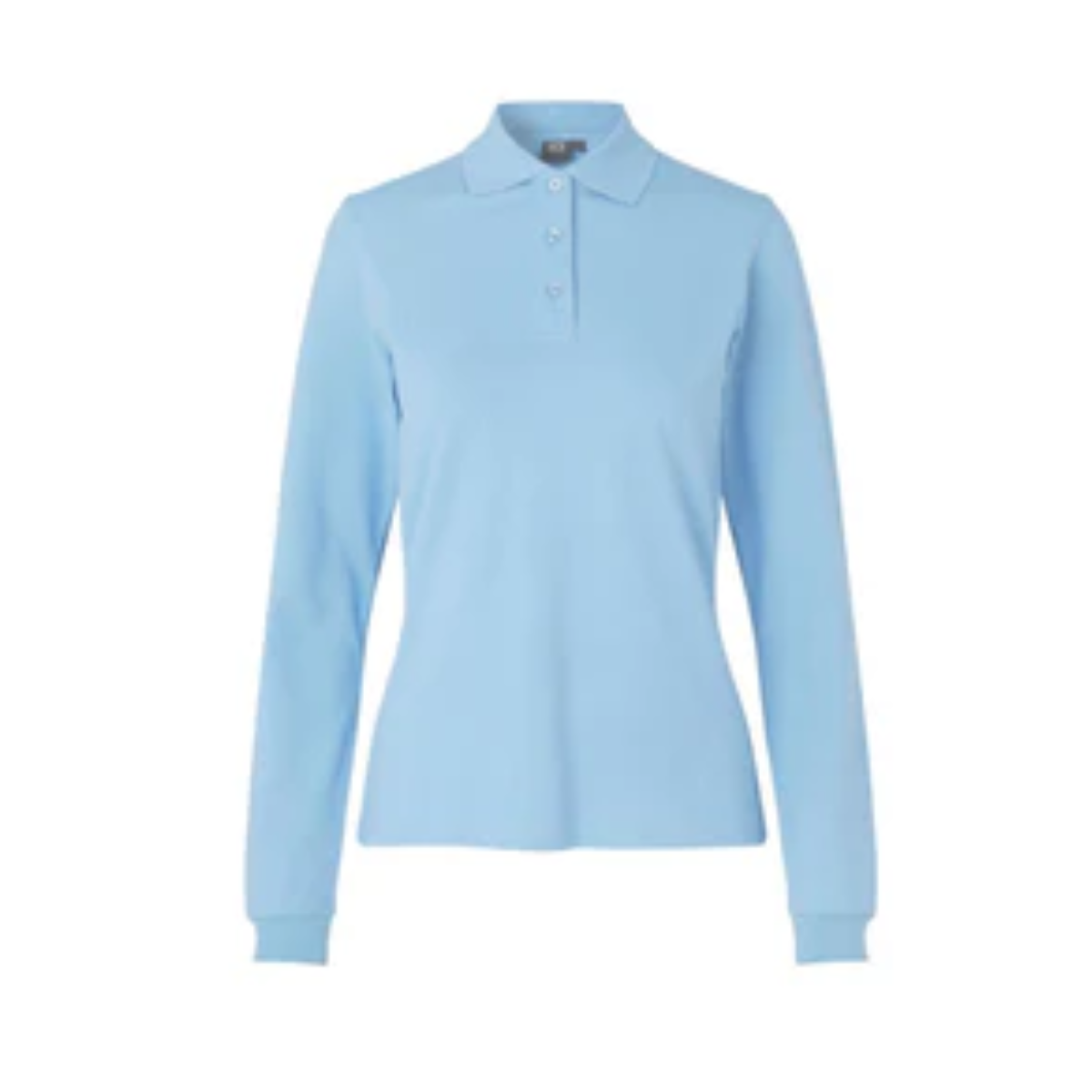 Poloshirt met lange mouw | stretch | dames