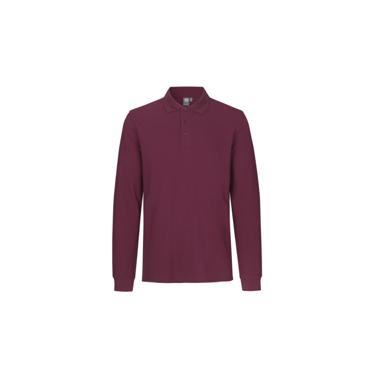 Poloshirt met lange mouw | stretch