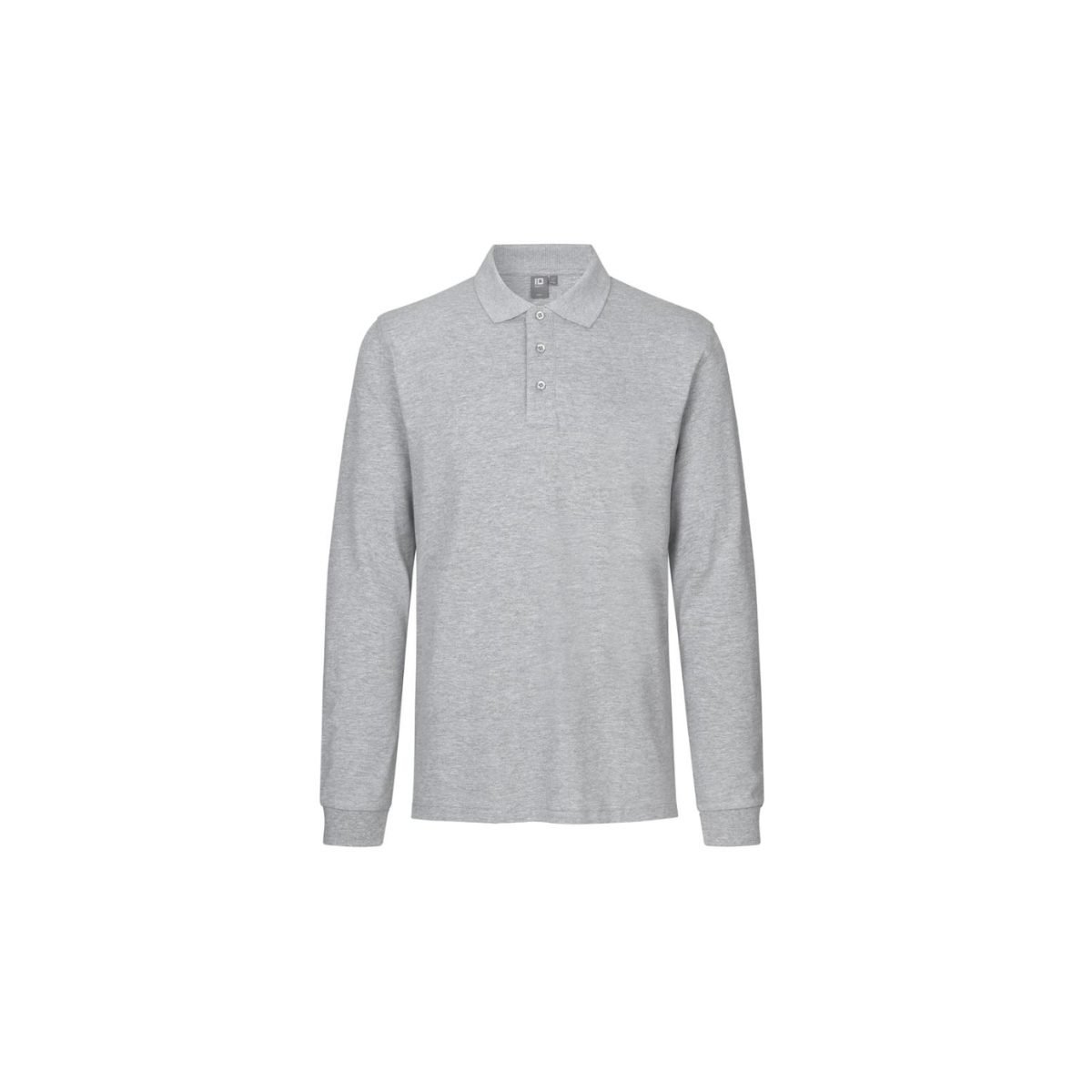 Poloshirt met lange mouw | stretch