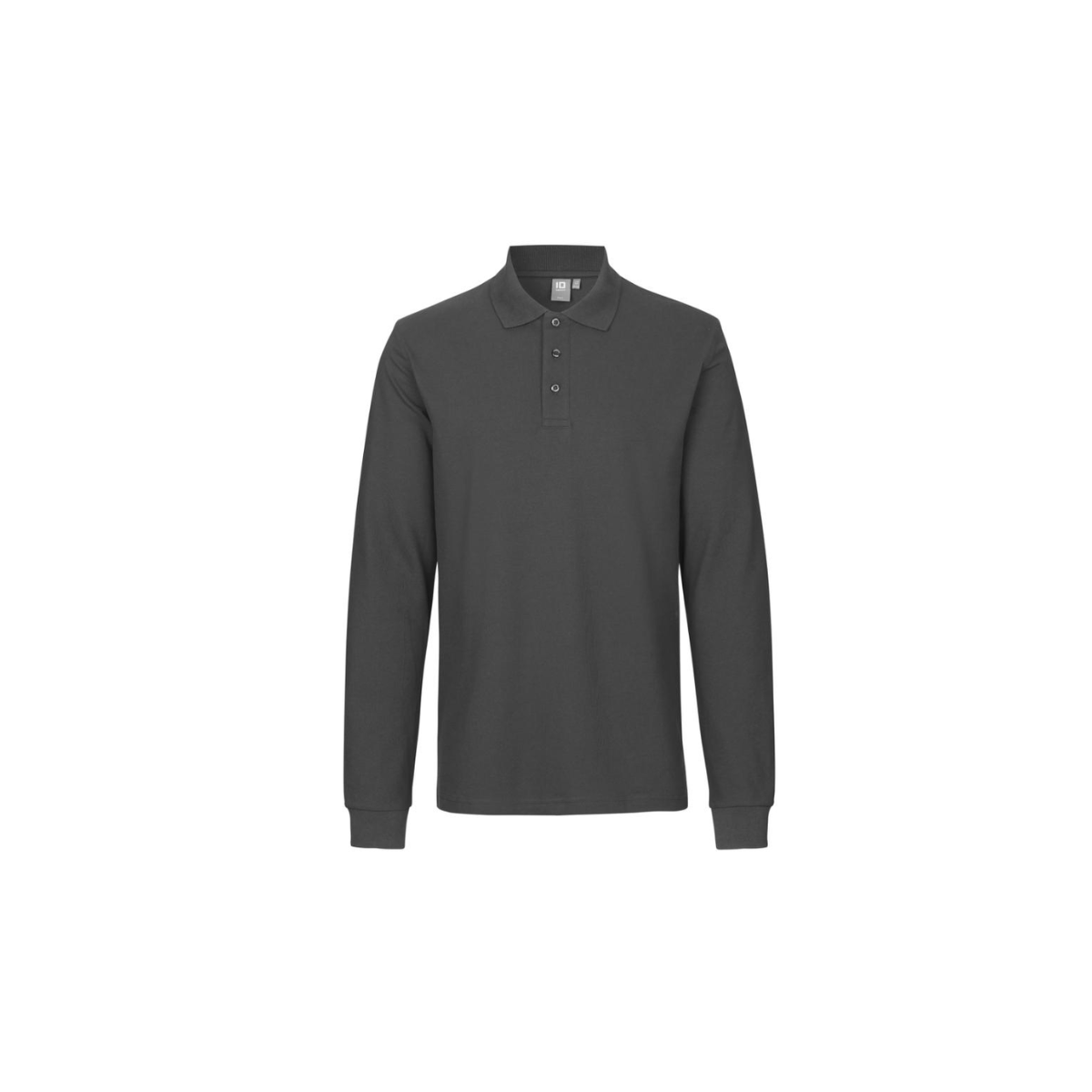 Poloshirt met lange mouw | stretch