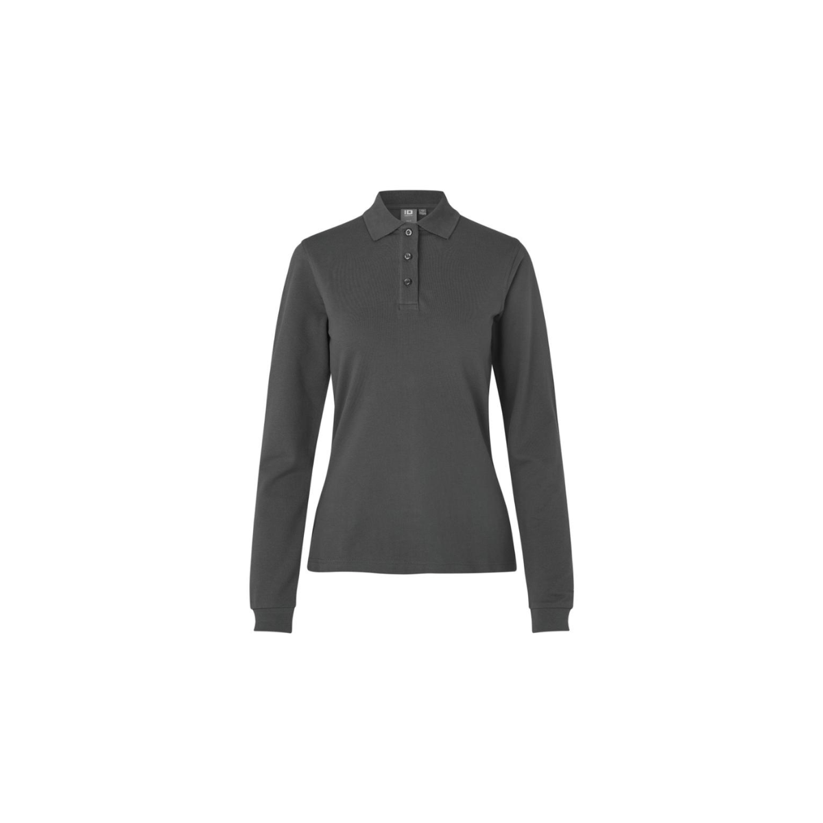 Poloshirt met lange mouw | stretch | dames
