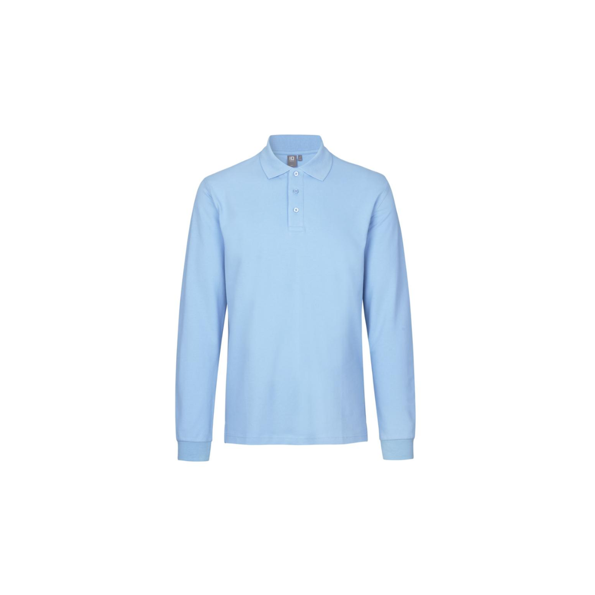 Poloshirt met lange mouw | stretch