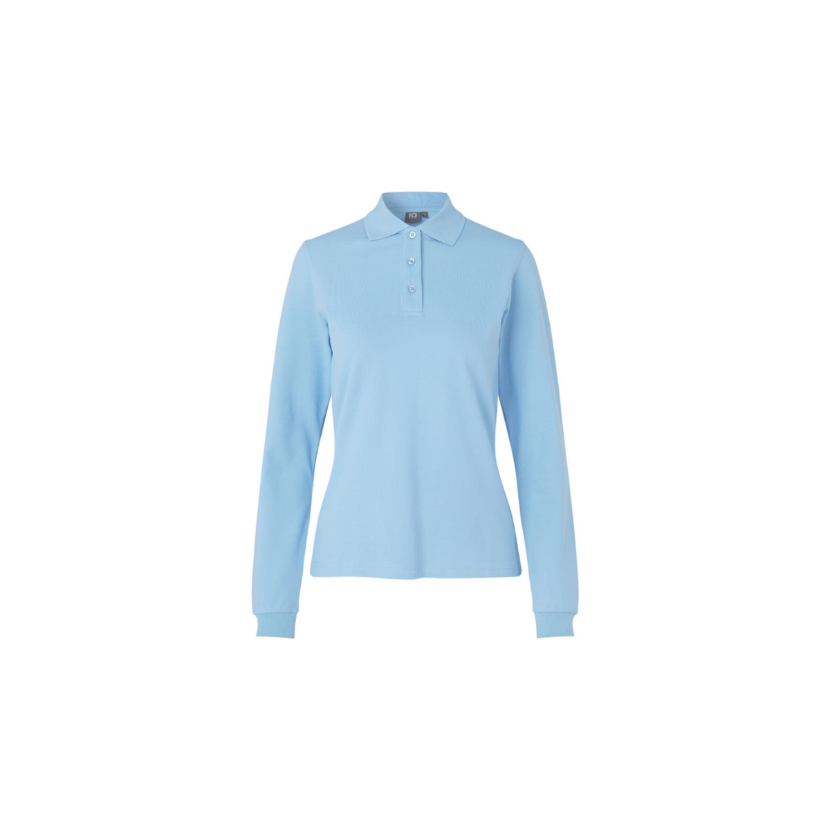 Poloshirt met lange mouw | stretch | dames