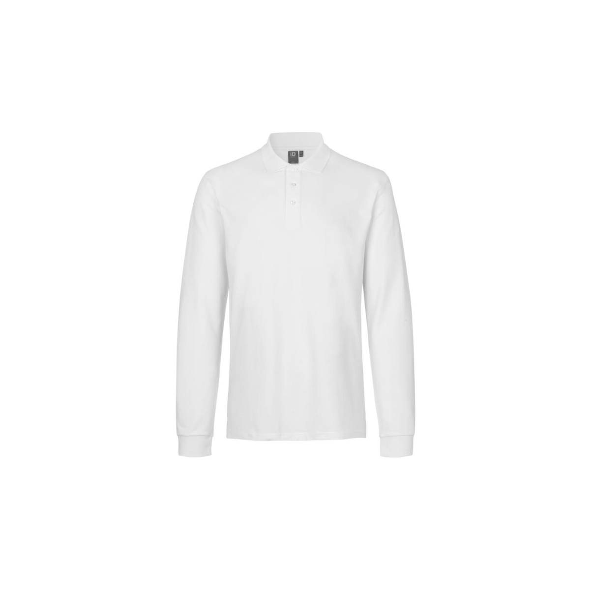 Poloshirt met lange mouw | stretch